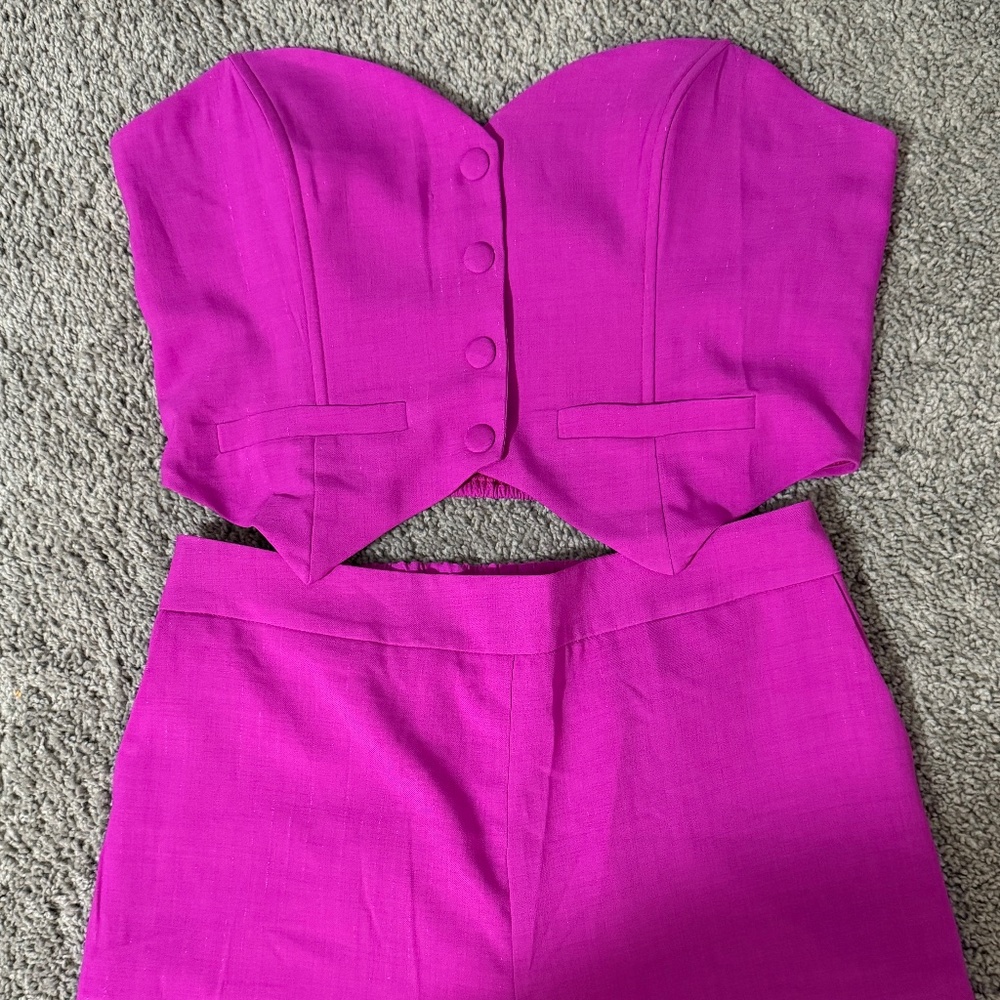 2 piece pants suit
